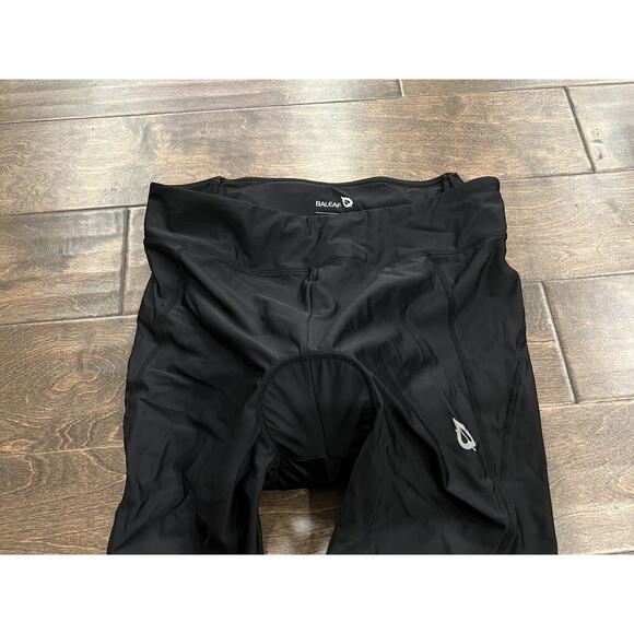 Baleaf Womens Black Cycling Pink Padded Capri Leggings Pants Size XXL 2XL - Picture 4 of 10